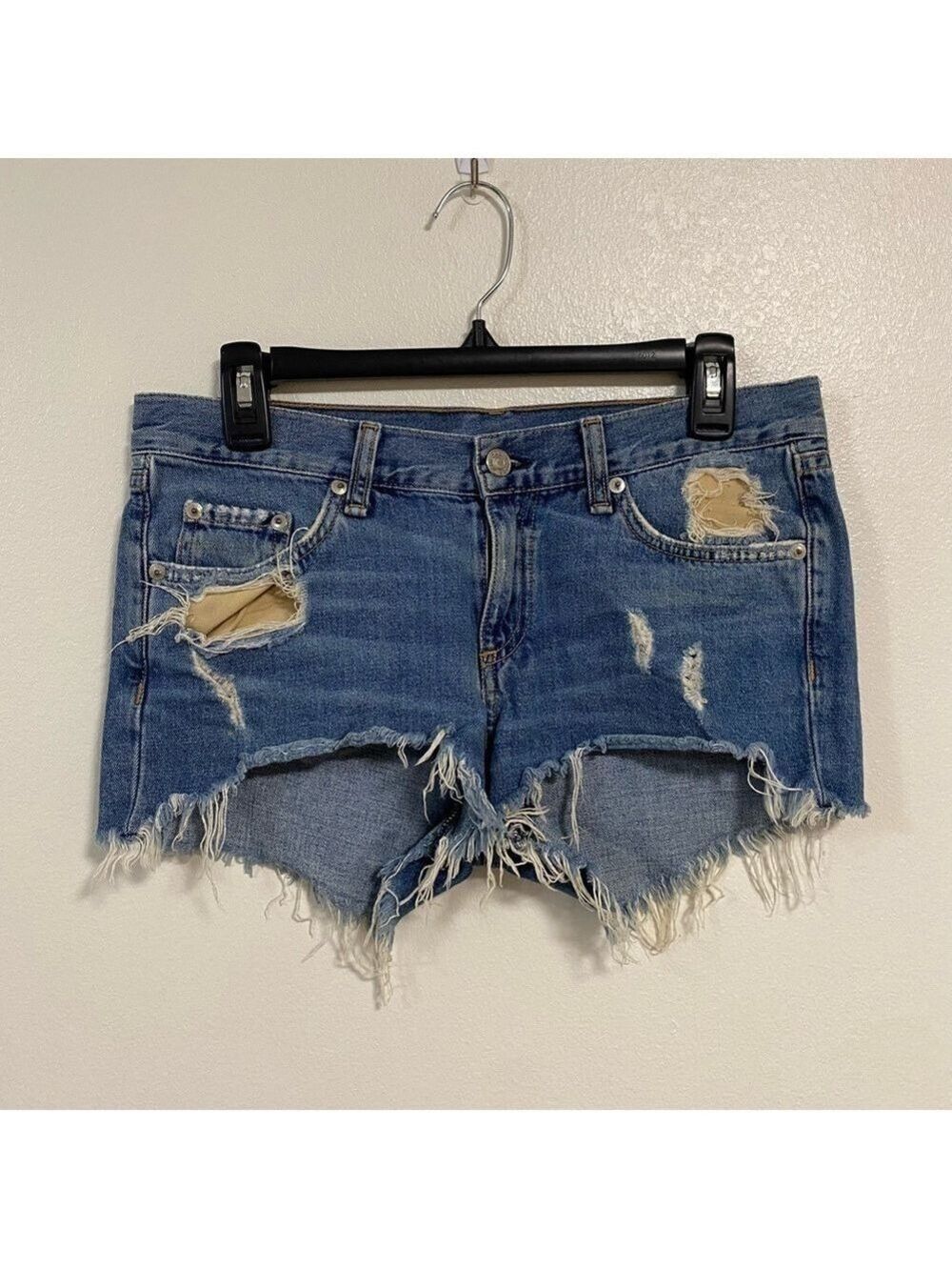 Rag & Bone Shorts Women’s Size 25 Distressed Cut off Jean Shorts